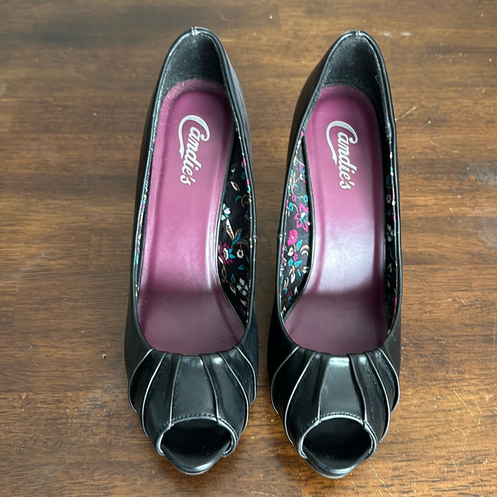 Candie’s 4 inch heels open toe